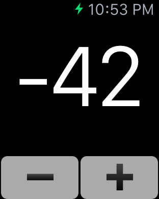 Count It - Tally Counter -42 on Apple Watch